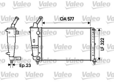 Теплообменник (VALEO: 734237)