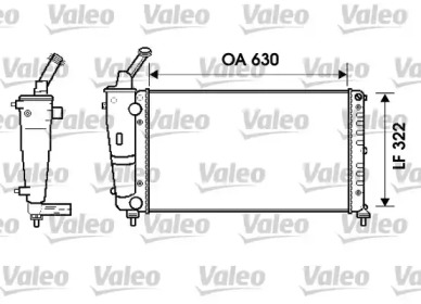 Теплообменник (VALEO: 734238)