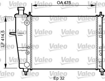 Теплообменник (VALEO: 734239)