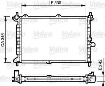 Теплообменник (VALEO: 734242)