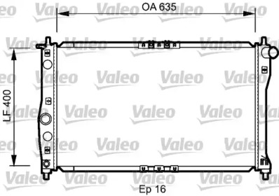 Теплообменник (VALEO: 734248)