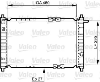 Теплообменник (VALEO: 734250)