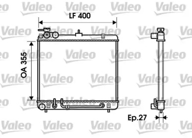 Теплообменник (VALEO: 734254)