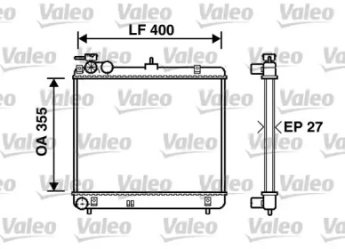 Теплообменник (VALEO: 734255)