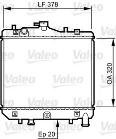 Теплообменник (VALEO: 734262)