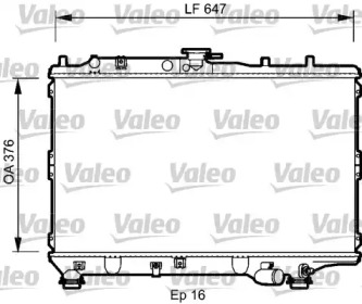 Теплообменник (VALEO: 734264)