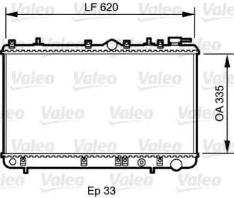 Теплообменник (VALEO: 734267)