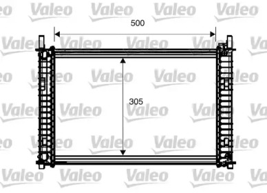 Теплообменник (VALEO: 734274)