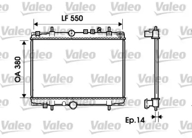 Теплообменник (VALEO: 734278)