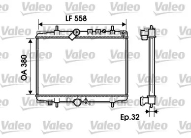 Теплообменник (VALEO: 734280)