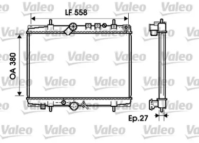 Теплообменник (VALEO: 734282)