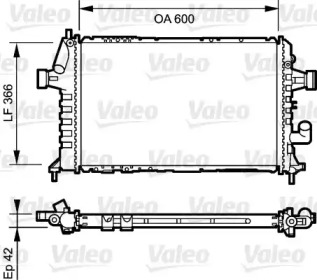 Теплообменник (VALEO: 734322)