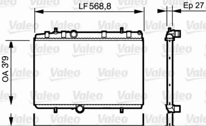 Теплообменник (VALEO: 734338)