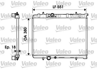 Теплообменник (VALEO: 734346)