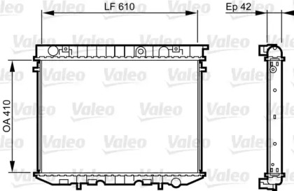 Теплообменник (VALEO: 734353)