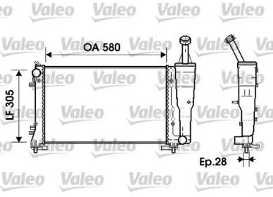 Теплообменник (VALEO: 734362)