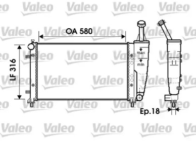 Теплообменник (VALEO: 734363)