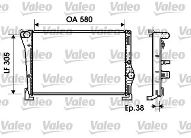 Теплообменник (VALEO: 734364)