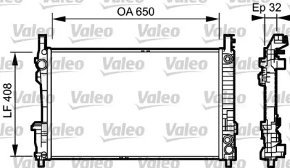 Теплообменник (VALEO: 734379)