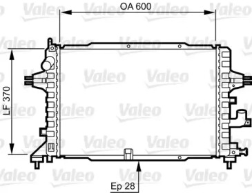 Теплообменник (VALEO: 734380)