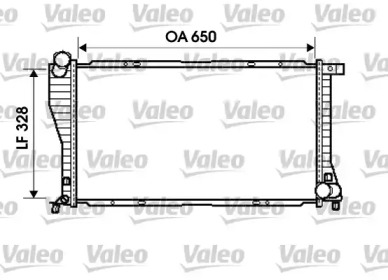 Теплообменник (VALEO: 734394)