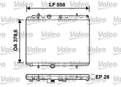 Теплообменник (VALEO: 734398)