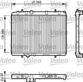 Теплообменник (VALEO: 734423)