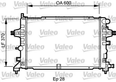 Теплообменник (VALEO: 734432)