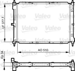 Теплообменник (VALEO: 734436)