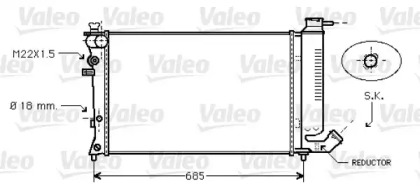 Теплообменник (VALEO: 734445)