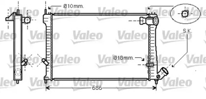 Теплообменник (VALEO: 734455)