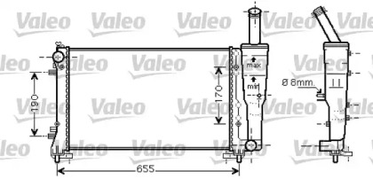 Теплообменник (VALEO: 734458)