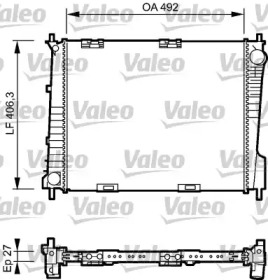 Теплообменник (VALEO: 734462)