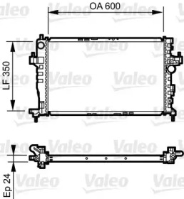 Теплообменник (VALEO: 734464)