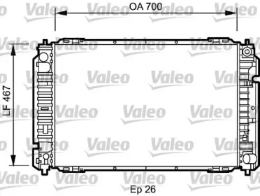 Теплообменник (VALEO: 734467)