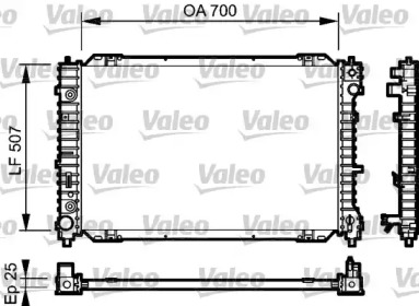 Теплообменник (VALEO: 734468)