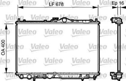 Теплообменник (VALEO: 734480)