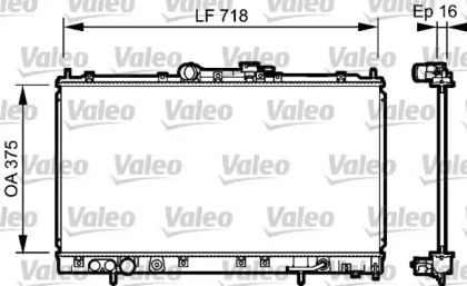 Теплообменник (VALEO: 734481)