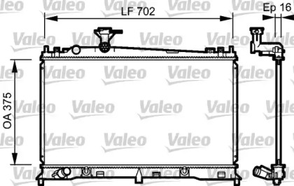 Теплообменник (VALEO: 734483)