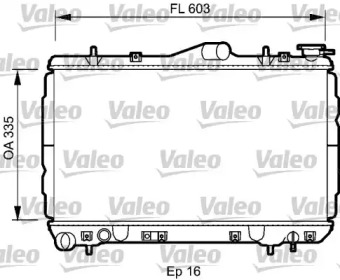 Теплообменник (VALEO: 734587)