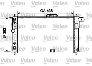 Теплообменник (VALEO: 734596)