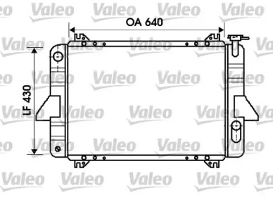 Теплообменник (VALEO: 734598)