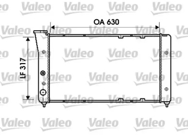 Теплообменник (VALEO: 734606)