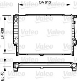 Теплообменник (VALEO: 734615)