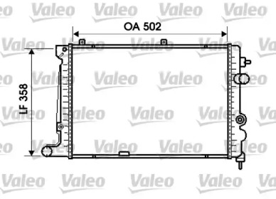 Теплообменник (VALEO: 734644)