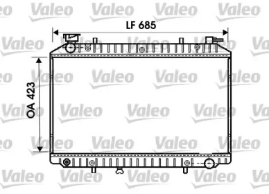 Теплообменник (VALEO: 734671)