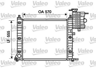 Теплообменник (VALEO: 734674)