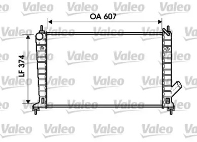 Теплообменник (VALEO: 734714)