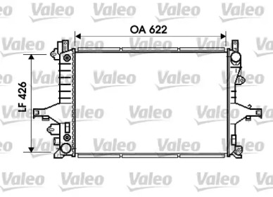 Теплообменник (VALEO: 734720)