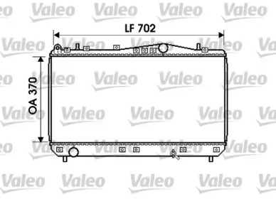 Теплообменник (VALEO: 734762)